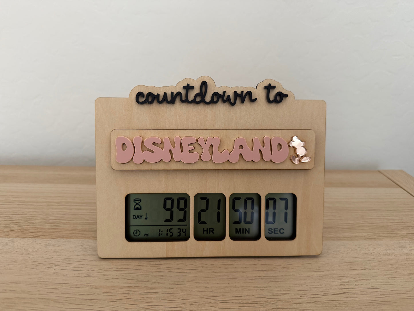 Countdown Calendar with Interchangeable Events