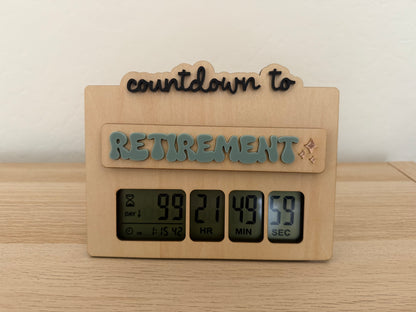 Countdown Calendar with Interchangeable Events