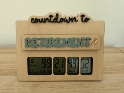 Countdown Calendar with Interchangeable Events